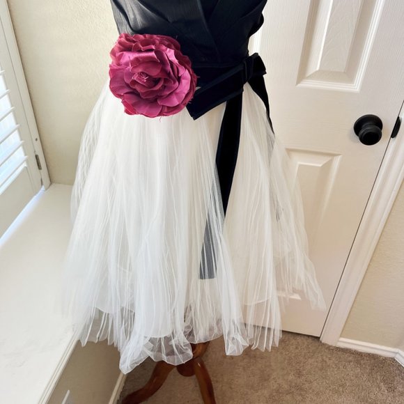 White House Black Market Strapless Tulle Party Dress - Picture 5 of 14